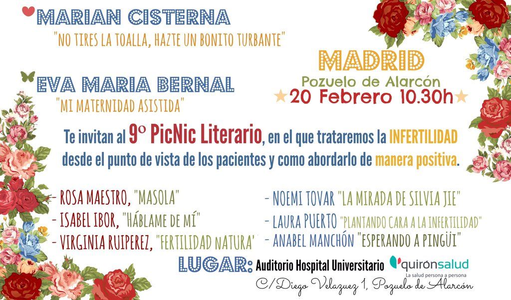 Foto del cartel del picnic literario